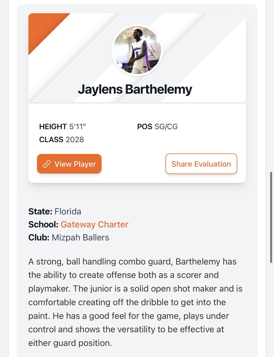 JB_2028's tweet photo. Thank you @prephoopsfl @prephoopsfl  for the recognition AGTG✝️🙏🏾
5’11 SG/CG 
C/O 2028 https://t.co/iDOK9DH81U
