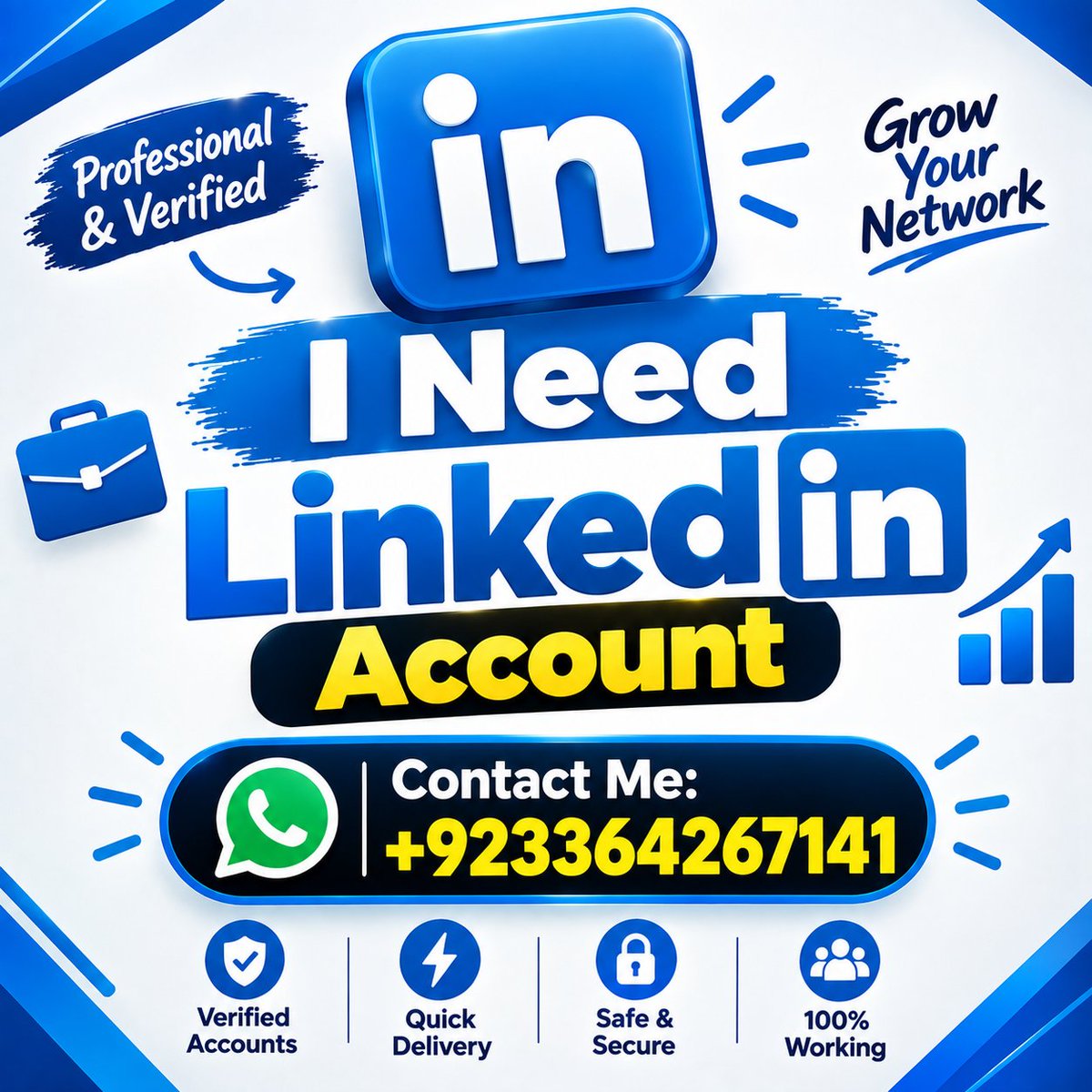 JohnSmithppzj's tweet photo. Title:
I Need LinkedIn Account

Description:
Looking for a LinkedIn account. If you have one available, contact me.

Keywords:
LinkedIn Account, LinkedIn, LinkedIn Profile, Professional Account, LinkedIn Network

Hashtags:
#LinkedIn #LinkedInAccount #LinkedInProfile #Professional https://t.co/Jv9CMl42y4