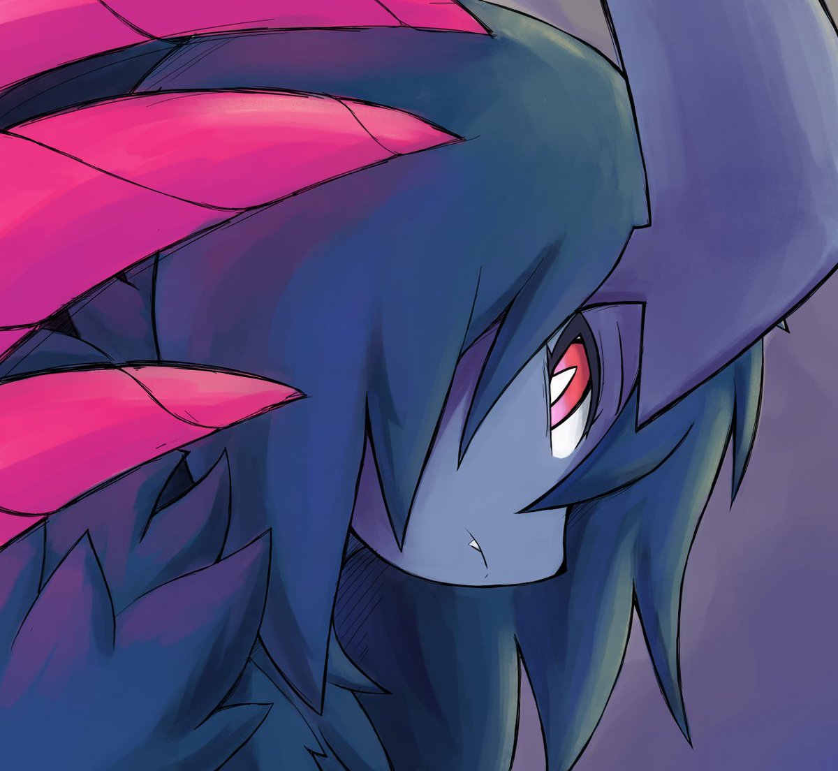IcyKatsura's tweet photo. Mega Absol Z painting for my new icon ✨ https://t.co/Cm4J0HW5qx