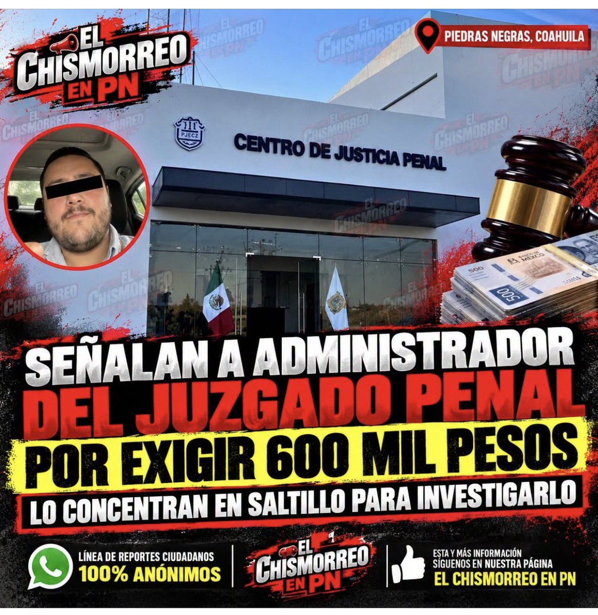 rescatemostorr's tweet photo. Sigue la corrupción en el poder judicial de #Mery #Coahuila https://t.co/E5nsfvtqwD