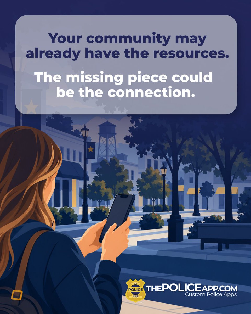 ThePoliceApp's tweet photo. Your community may already have the resources. The missing piece could be the connection. 

With ThePoliceApp.​com, departments can create one trusted place where residents can find local prevention and treatment and recovery information.

#ThePoliceApp #OverdosePrevention https://t.co/YrvkJJ17r4