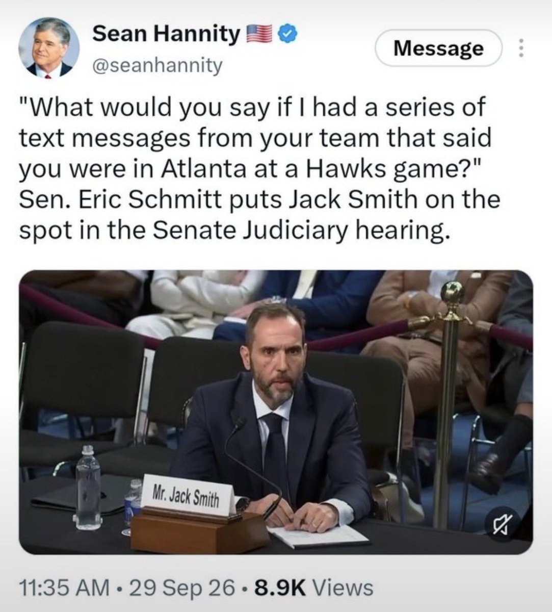 WalshFreedom's tweet photo. Posted and…deleted. Atta boy @seanhannity. You’re such a tool. https://t.co/nzyNH9fbFd