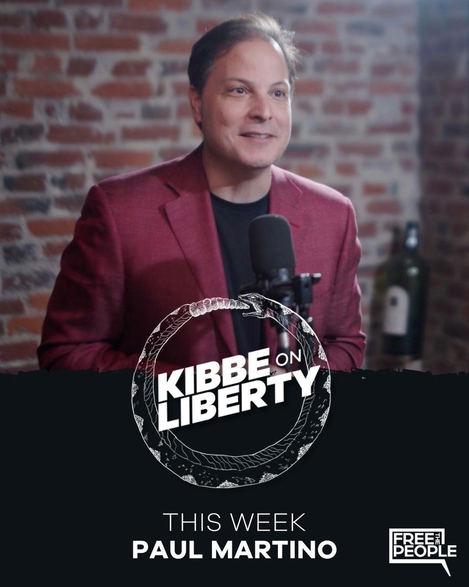 freethepeople's tweet photo. New Kibbe on Liberty with Paul Martino and @MattKibbe, airs tomorrow!
Watch on YouTube or listen wherever you get your podcasts. Link in bio.
@ahpah https://t.co/St2qHCSyYk