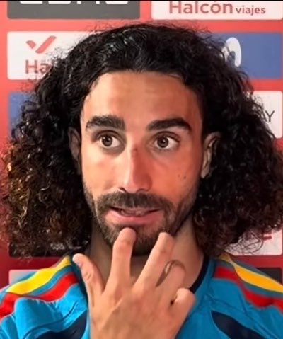 MatchanalystX's tweet photo. 🚨Marc Cucurella on deserve to win the Ballon D’or between Yamal and Mbappe 

“Honestly Lamine Yamal is the real guy for the award, he has done so much for Spain and even Barcelona this season, he’s a great player”. https://t.co/PsRl3HmYfm