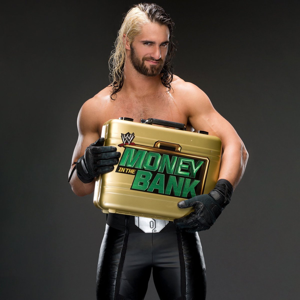 WrestleCourt's tweet photo. The gold Money in the Bank briefcase was so elite. https://t.co/mFvsokhK9z