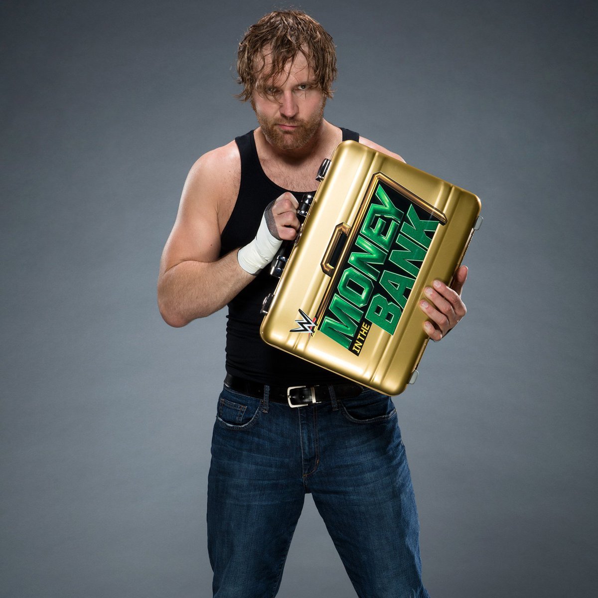 WrestleCourt's tweet photo. The gold Money in the Bank briefcase was so elite. https://t.co/mFvsokhK9z