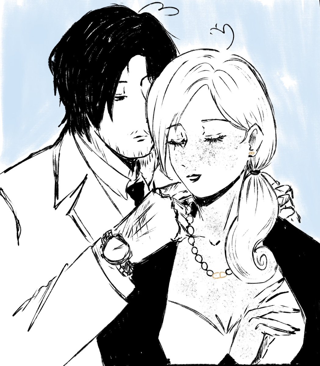 l0wglim's tweet photo. Leon and Louise again 
#LeonKennedy #ocxcanon #ResidentEvil https://t.co/f5XnDbeM2B