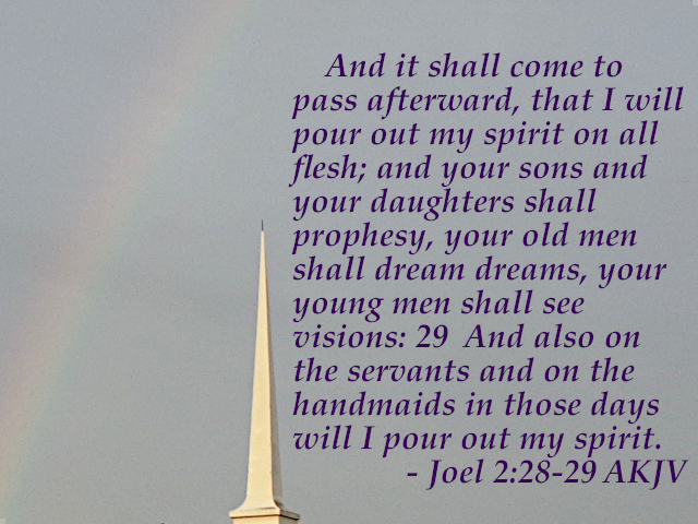McntaMinistries's tweet photo. #Pentecost #pour_out_my_spirit #all_flesh #dreams #visions #sons #daughters #servants #handmaids #Joel #Minor_Prophets #WordOfGod #Scripture #HolyScripture #Bible #HolyBible #Bibleverse #MacintaMinistries https://t.co/5FlcfqXvAS