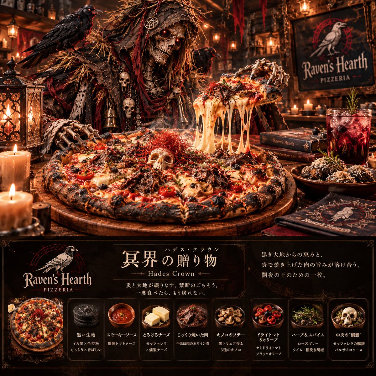 Roki_0131's tweet photo. 【プロンプト配布 第11弾】

「オリジナル創作ピザ」
が作れるプロンプト配布です！

それぞれの個性を出すために
画像添付をしていただけると
結果が更に面白くなるので、
オリキャラやご自身のお写真などの
添付をしていただけたらOKです✨

あくまでお遊び程度に考えておいて
いただけると助かります🙇‍♀️

過去の配布したポストは
全てハイライトに載せます。

①リプからプロンプトをコピーする
②AIのチャット欄に貼り付ける
③(任意)名前などの詳細を入力
④(必須)画像を添付する
⑤送信して生成開始！