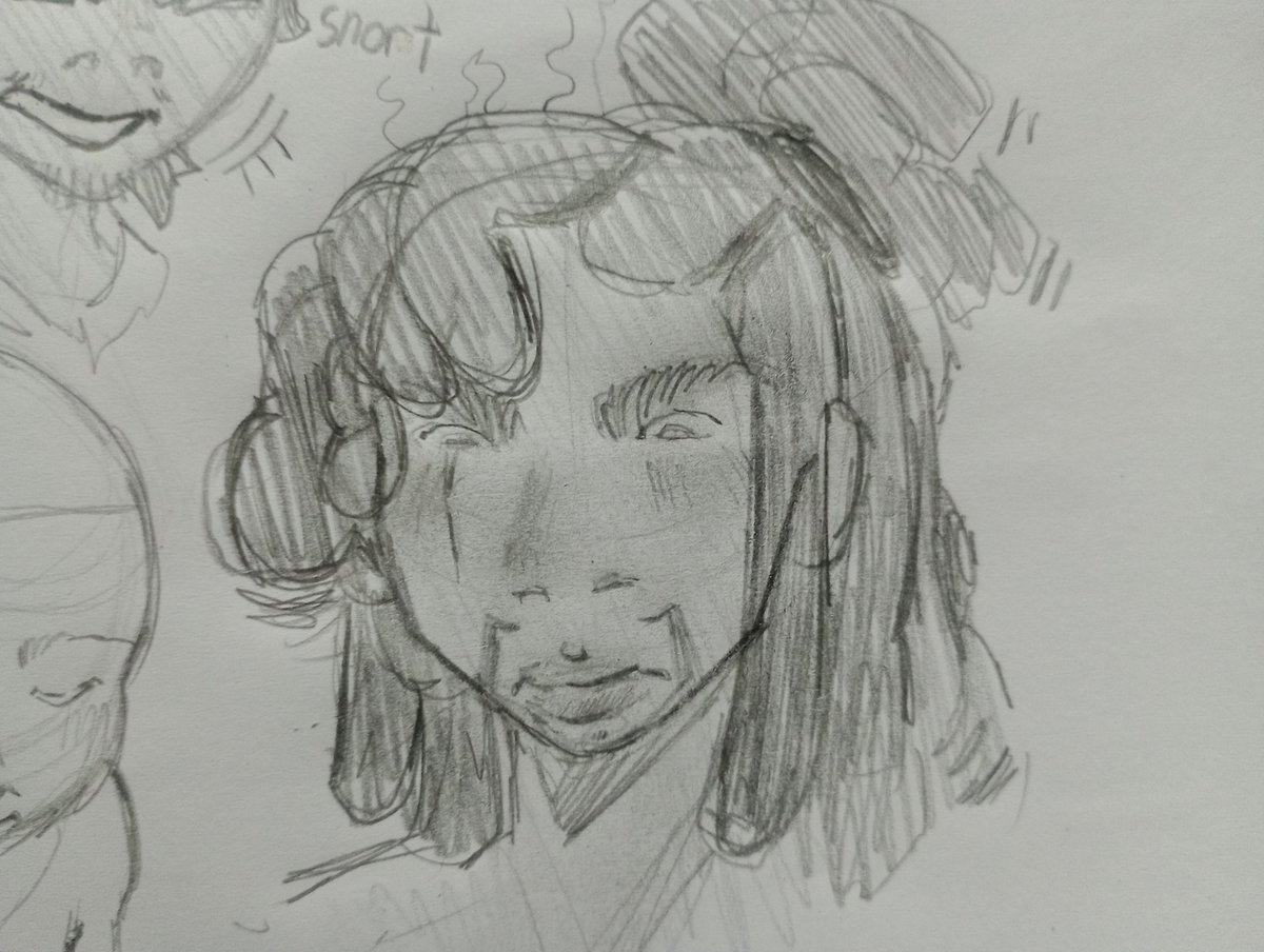 Henriksemk's tweet photo. Head angle practice with this sillies here!! 
#puzzleheads #artstudy https://t.co/U9dWyT13WJ