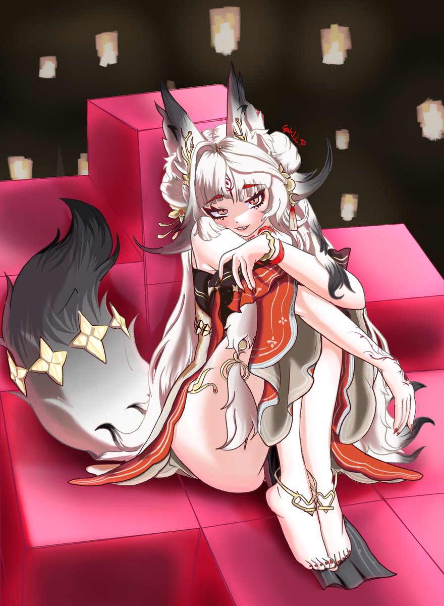 NerdTechArtes's tweet photo. A beautiful fox 🦊
#Hsin #WutheringWaves #Fanart #Ilustration https://t.co/aHvx2Q2hFF