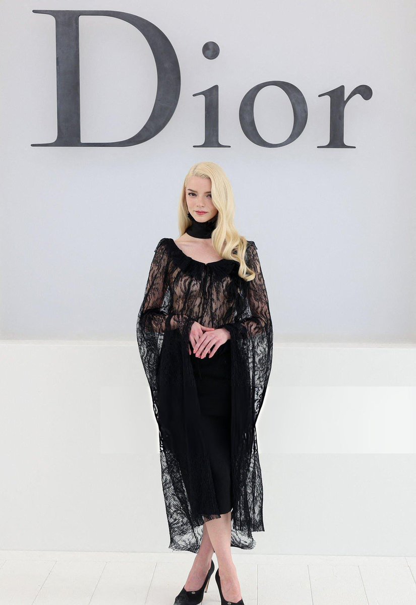 Anya Taylor-Joy Dior SS27 Anya Taylor-Joy at Dior SS27 show Paris