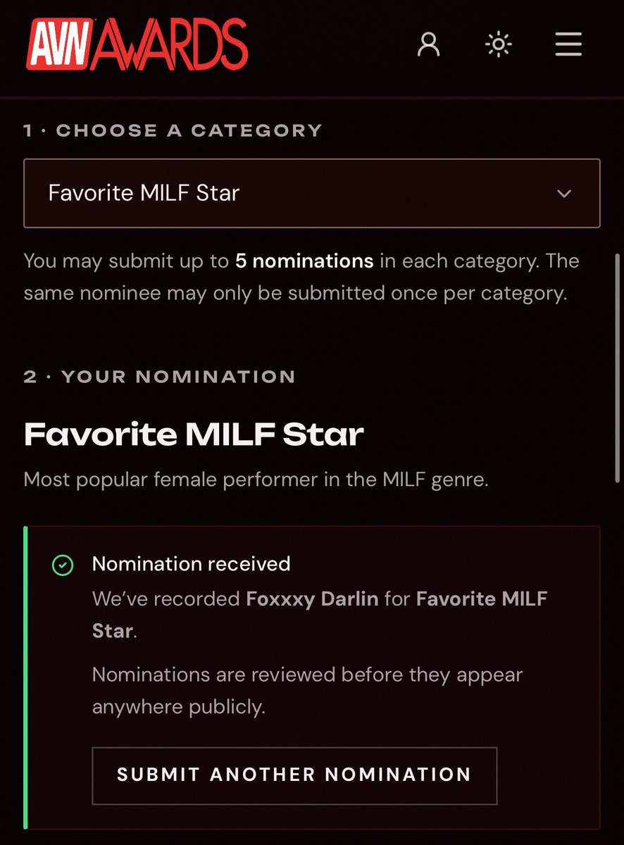 vishwa_000's tweet photo. Getting my final votes in close to the extended date. I have nominated @FoXXXyDarlin for the AVN Awards as my Favourite MILF Star! ❤️

Been following your work and watched most of your content without missing any. Huge fan as always 🦊🫶🏻 https://t.co/3hFiW11D0z