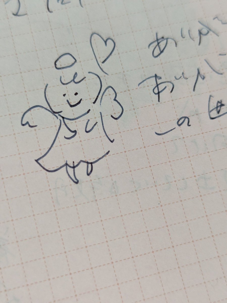 no_otoki's tweet photo. 最近のジャーナリングにあらわれでてくる天使🪽 https://t.co/dvRBi2VlFZ