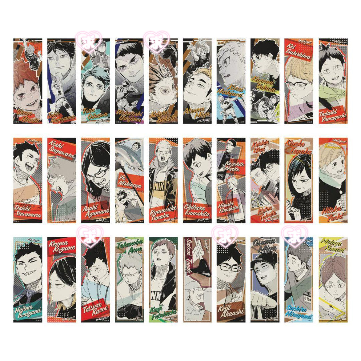 liy_lyt's tweet photo. ハイキュー　オリジナルステッカーコレクション　交換

譲：画像1枚目参照
求：画像2〜3枚目参照（詳細リプ欄）

✳︎郵送のみ

検索からもお気軽にお声掛けください⊹˚.⋆ https://t.co/4MdOwKChZc