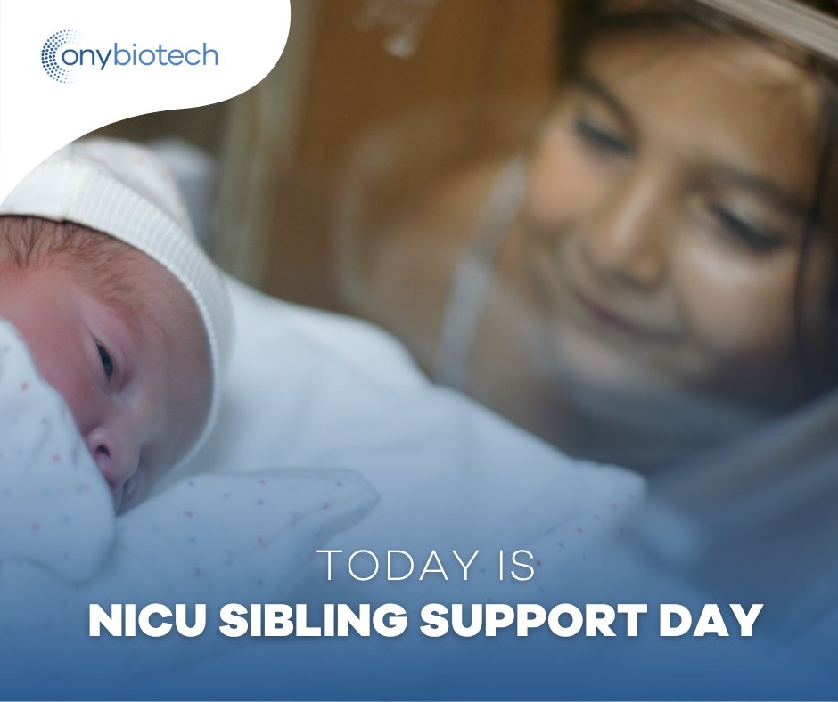 ONYBiotech's tweet photo. A NICU stay affects the whole family—including siblings. On Sibling Support Day, we recognize the unique experiences of NICU siblings and the importance of helping them feel included, supported and connected throughout their family’s NICU journey. #NICUAwarenessMonth https://t.co/hLC3qklKcg