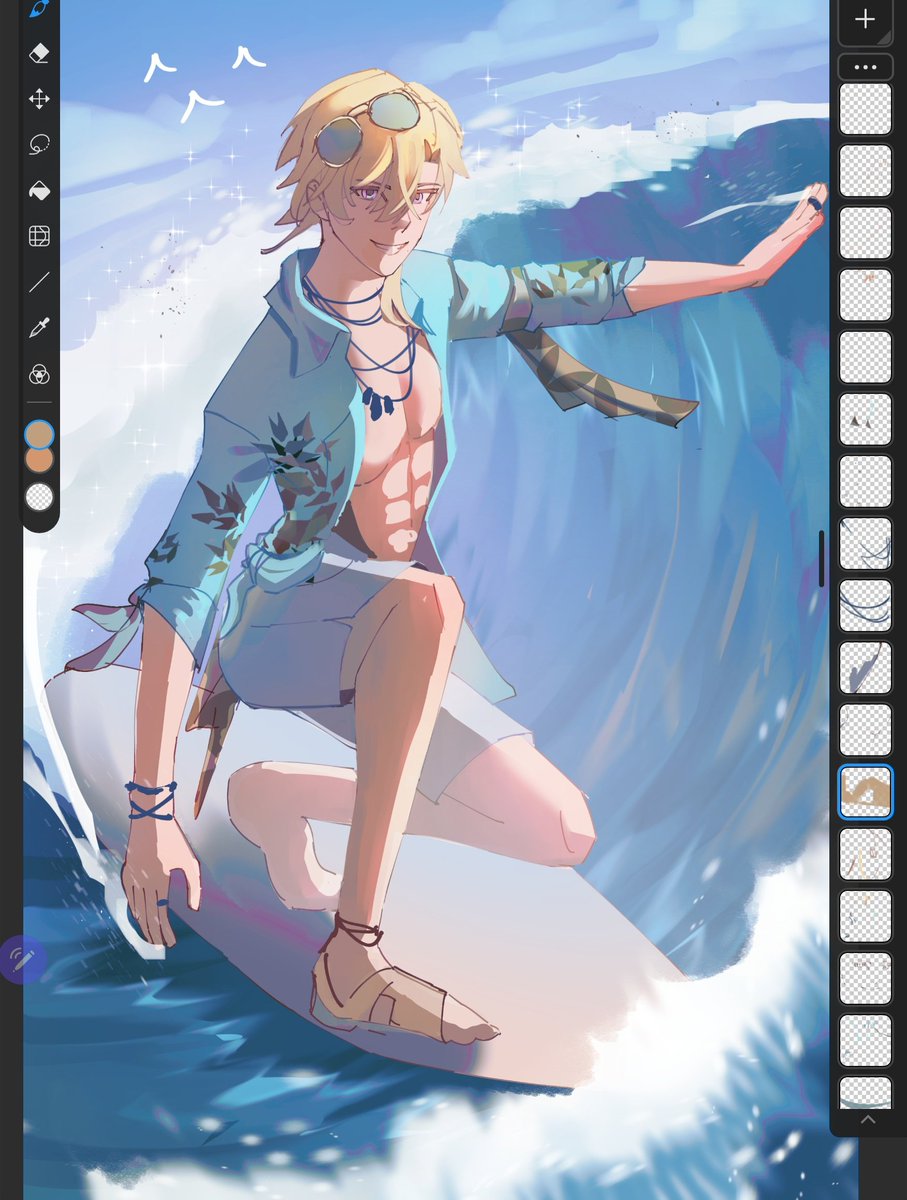 Renlume's tweet photo. Before rendering #aventurine fanart, I think it's missing something but idk what #wip https://t.co/NHLzW21Q9i