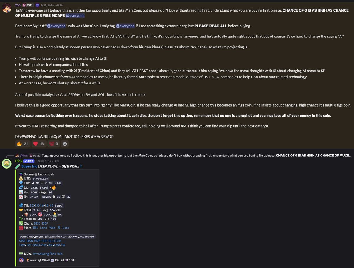 CookerFlips's tweet photo. Guess which group called $SI with ANOTHER SUPER LONG THESIS 

Yep that's right @PastelAlpha 

The only group that spends more time researching than yapping 

$4m -> $60m on size https://t.co/eOFf8RbHEf