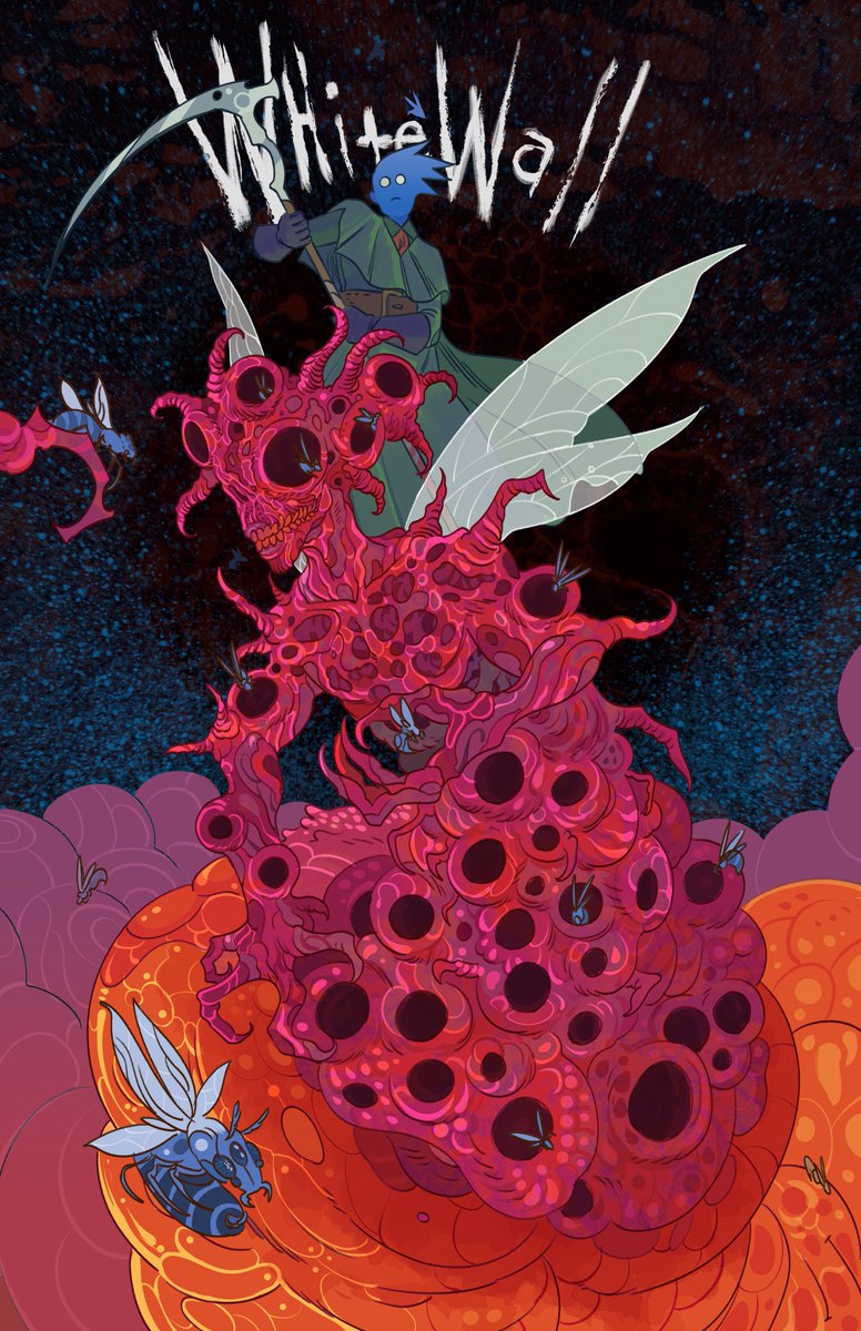 devinkraft's tweet photo. Whitewall started off as something I was going to do in issues, but I kept going and finished the whole project. It's crowdfunding, and might not fund but is within a stone's throw of it being possible. Please check this project out!  https://t.co/3KbG9qqajt Last 36 Hours! https://t.co/fFgEfBO0Uj
