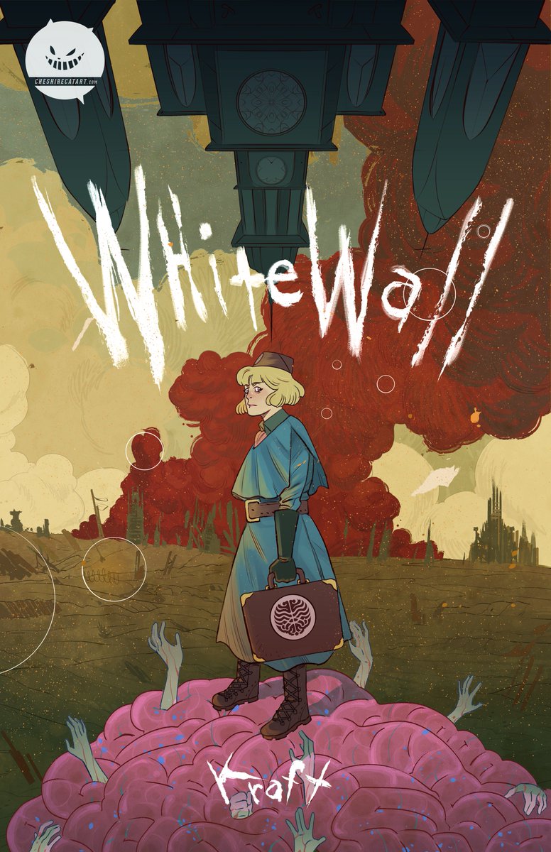 devinkraft's tweet photo. Whitewall started off as something I was going to do in issues, but I kept going and finished the whole project. It's crowdfunding, and might not fund but is within a stone's throw of it being possible. Please check this project out!  https://t.co/3KbG9qqajt Last 36 Hours! https://t.co/fFgEfBO0Uj