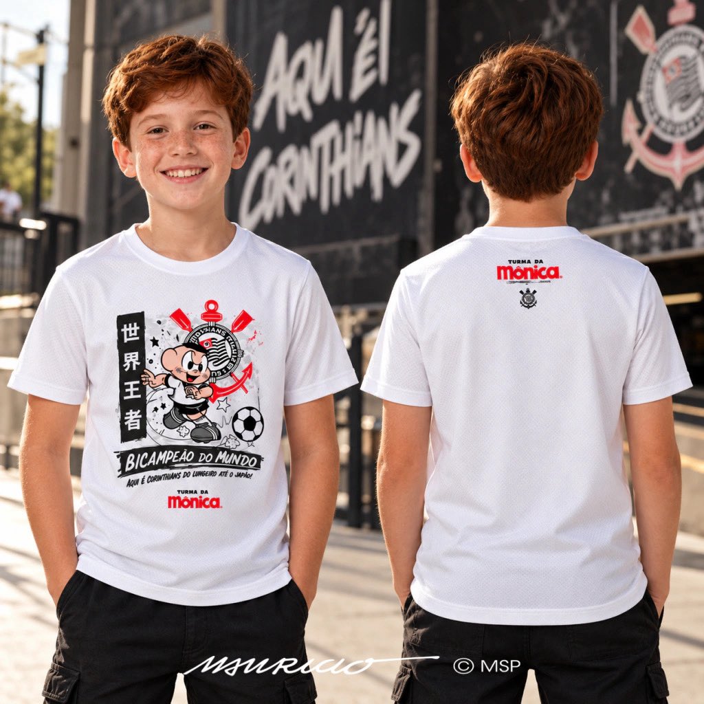 soidolosoficial's tweet photo. Três clubes. Três personagens. Três camisas especiais para celebrar os 90 anos de Mauricio de Sousa!

Uma homenagem que une Turma da Mônica e futebol. ⚽️ @mspestudios 

🛒 Produtos disponíveis: https://t.co/UizRZ23eEM

#SóÍdolos #TurmaDaMônica #MauricioDeSousa90Anos #Publicidade https://t.co/eyXCbxKJ4Y