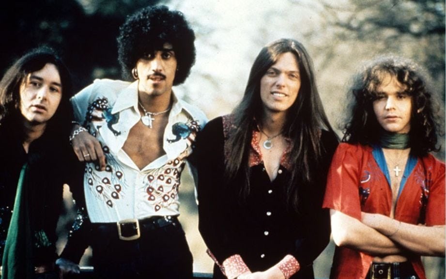 garrettkingco's tweet photo. It's remarkable how powerful and enduring Americana is

Researching bands that didn't grow up here but were influenced by the old west

One I like a lot: Thin Lizzy, all guys from Ireland 

You can see it throughout their catalog

One of my favs: "Cowboy Song" - here’s a live version from Sydney in 1978