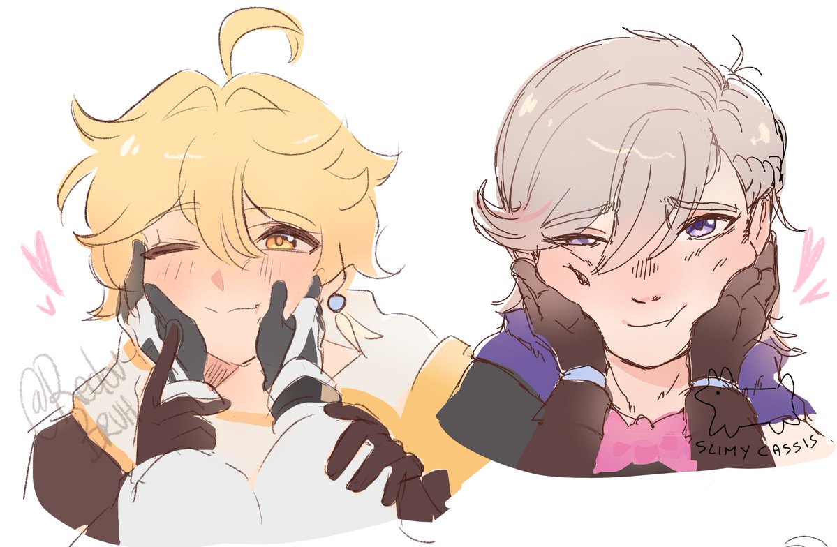 Reclov_Bruh's tweet photo. Drew with @SlimyCassis :D Lyney by him and I just colored it a lil https://t.co/acMLhUhDXO