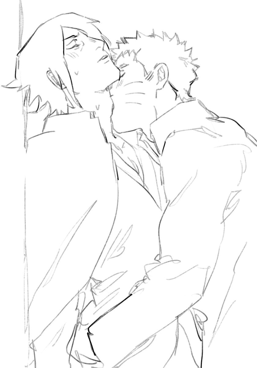 Rasengasm's tweet photo. Narusasu Sketches by @uikaposting https://t.co/gJGs2lOjSx