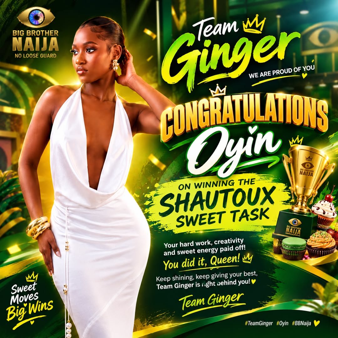 oyin_oshikoya's tweet photo. Another Win in the bag 💰 

Congratulations to Oyin and Team Ginger 👏👏 on winning tonight's #Shautoux task.

The ultimate win is the 160million

VOTE OYIN TO WIN.

#BBNaija #OyinOshikoya https://t.co/0oitpmntmY