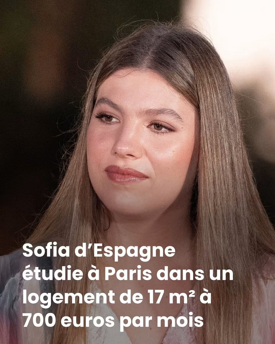 Keni59__'s tweet photo. Sofia d’Espagne, fille du roi d'Espagne étudie à Paris et  vit dans un studio de 17 m² à 700 euros par mois

Comme l'indique Paris Match, il est équipée d’un lit simple, d’un bureau et d’une minuscule salle de bain avec douche et toilettes collées.

Ah la la la la.. vous imaginez un seul instant la fille et le fils du Roi de notre pays le #Maroc, ou d'un roi arabe ou même un président vivre dans un 17m2!

Pour info:

 PIB de l'Espagne 1900 Milliards

PIB Maroc 180 Milliards