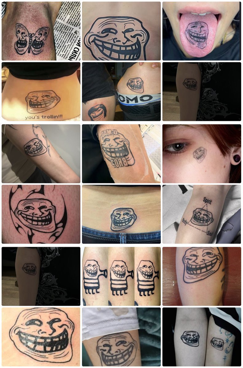 DrTrollhattan's tweet photo. Day 140

Wife wasn't enthusiastic about the tattoo

There will be a $TROLL Exchange-Traded Fund (ETF) one day

Trollions will troll https://t.co/sAZvo4AMDH