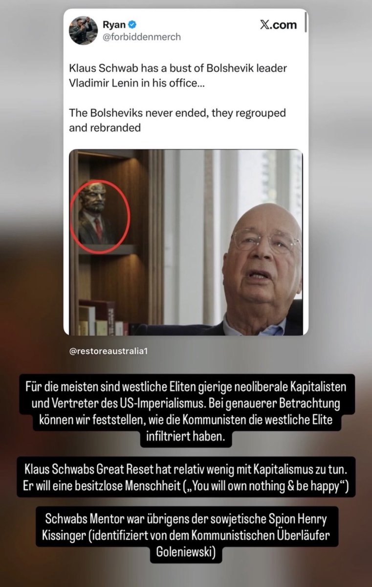 UniteRise's tweet photo. @GunterFehlinger Man muss nicht krampfhaft alle westlichen Eliten unterstützen als vehementer Kritiker des Ostblocks. Ihren Inhalten zufolge haben Sie die Ausmaße der Ostblock-Infiltration verstanden. Die westliche Elite ist stark komprimiert von KGB &amp; co. https://t.co/4dlQHLpiwL