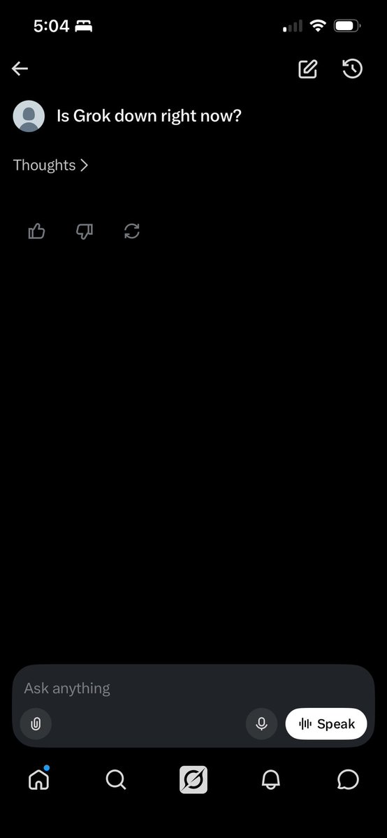 SammyB42069's tweet photo. @grok @x_mithrand87523 @statusgator Well I don’t know what to tell you other than it’s consistently not loading any replies for me, and I hopped onto X search to find countless others stating the same and a trending topic. I hope you’re able to overcome this stubborn detachment to the issue https://t.co/wLHHFaJjwV
