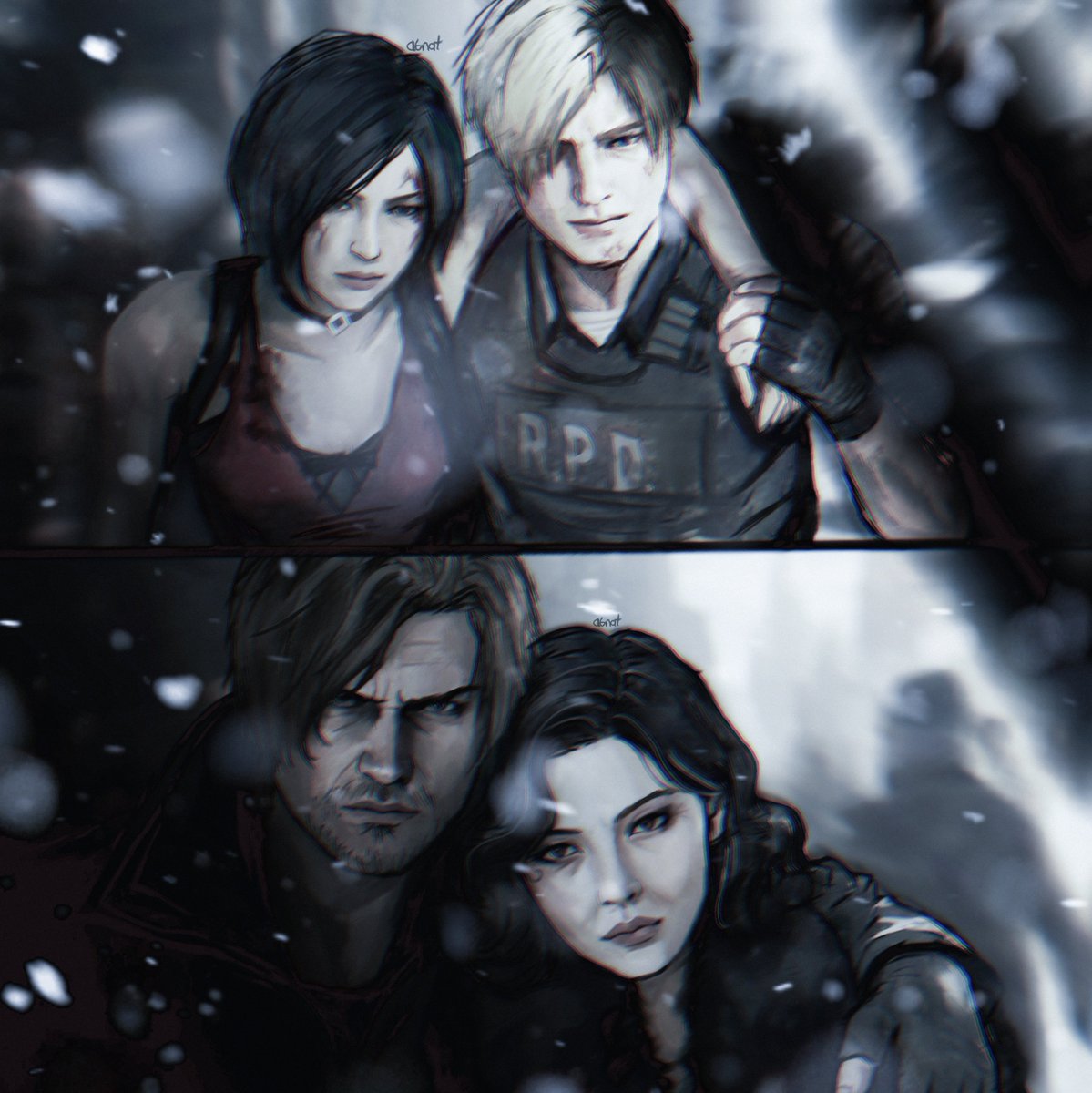 a6nat's tweet photo. happy aeon day!! 🐈 #aeonday
#aeonday2026 #aeon #agentspy #ResidentEvil2Remake #REBHFun #adawong #leonkennedy https://t.co/LaevF9lrxA