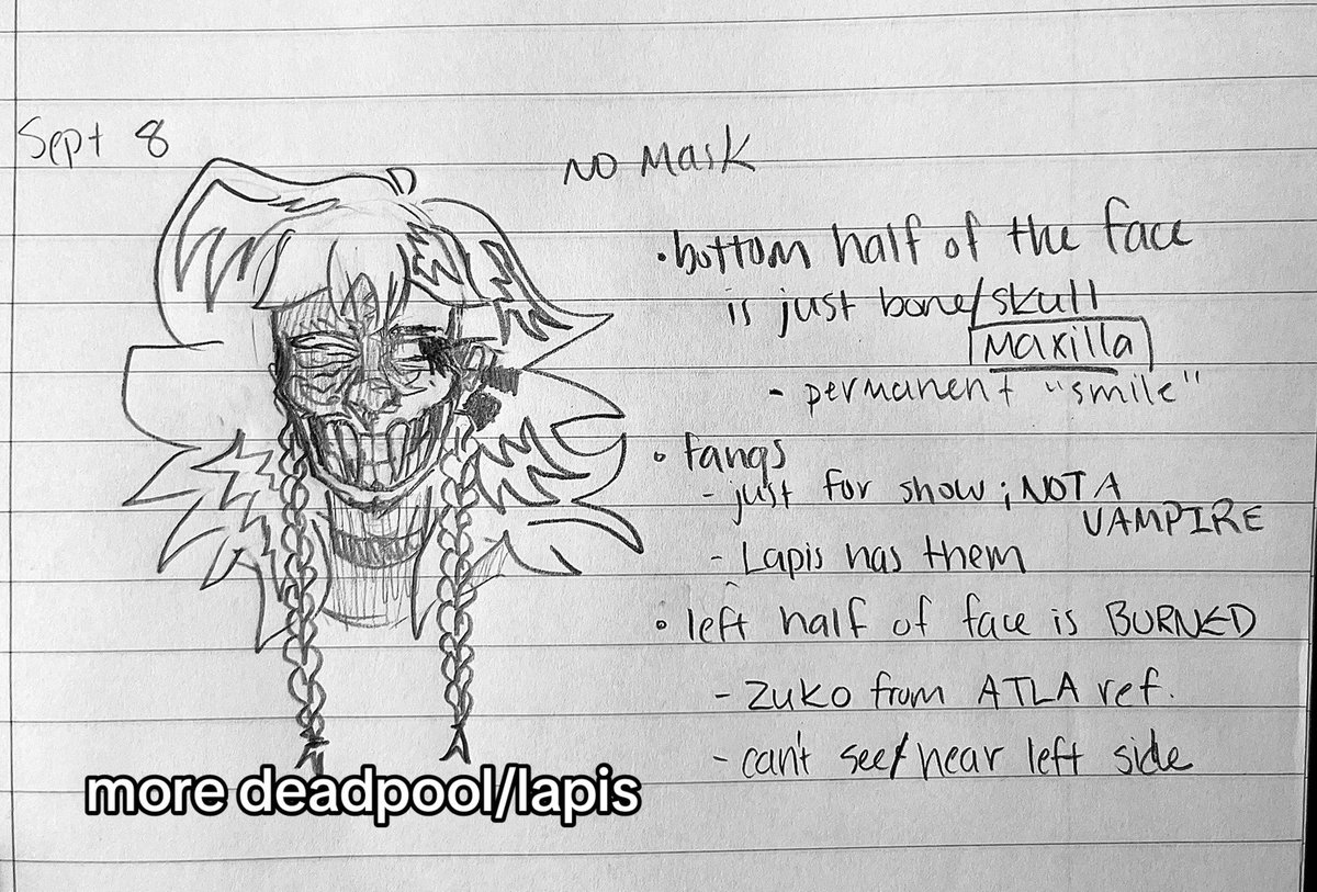lapislumine's tweet photo. some deadpool sketches from school/work

current obsession, though i feel the tides turning to Loki and Spider-Man 👀👀👀
more on TikTok at lapislumine 

#deadpool #sketches #MCU https://t.co/yxPOr37hde