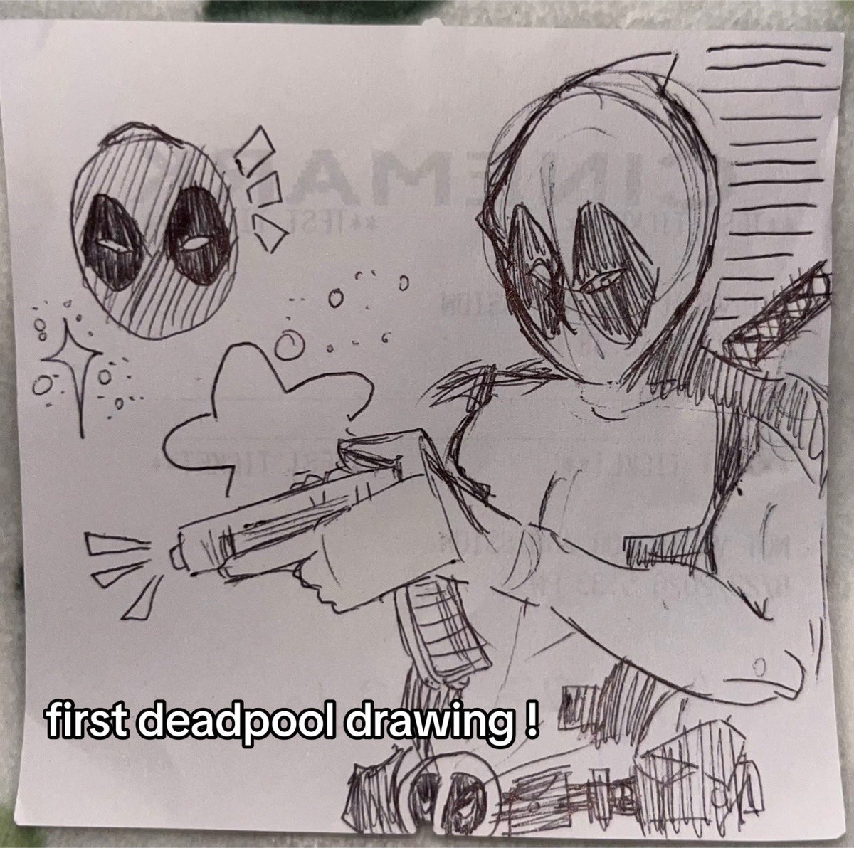 lapislumine's tweet photo. some deadpool sketches from school/work

current obsession, though i feel the tides turning to Loki and Spider-Man 👀👀👀
more on TikTok at lapislumine 

#deadpool #sketches #MCU https://t.co/yxPOr37hde