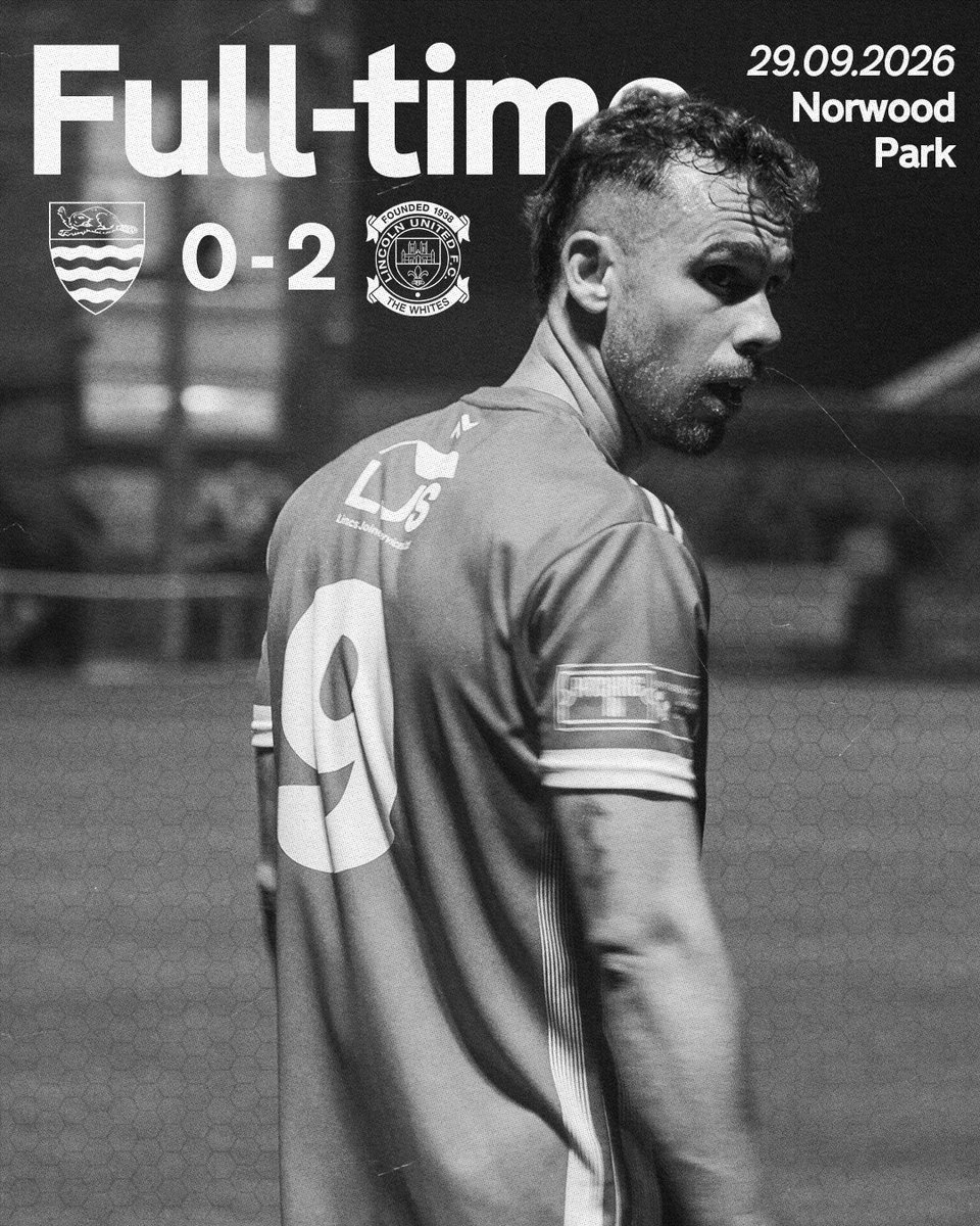 LincolnUnited's tweet photo. Are you not entertained? ⚔️

⌚️ FT’ | 🔵 0-2 🔴 | #TheWhites 🤍 https://t.co/dYh5beUzjI
