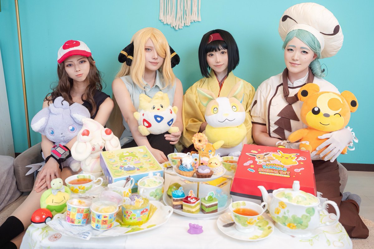 yuli_nkym's tweet photo. 🎐pkmn夏の女子会併せ🫖

涼やかな夏の一時を https://t.co/HL8ye42xzc
