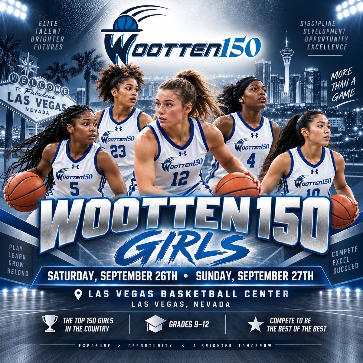 bballjkey's tweet photo. 🤓 Starting 5 for each class from an absolutely loaded @Wootten_Camp‼️
***This weekend only***

2027s
Avery Arije (CN)
Jazman Bailey (TX)
Bella Owumi (MA)
Jada Jackson (TX)
Saniyah Murray (MS)

2028s
Zaire Hatter (CA)
Jhaliana Guy (IA)
Amel Cook (CA)
Jordyn Ellis (IL)
Reece Gilpatrick (CO)

2029s
Jordan Brown (CA)
Kristen Winston (AL)
Madeline Dates (SC)
Carib Morris (GA)
Gabrielle Fajemirokun (CN)

2030s
Jordyn Avila (GA)
Kimora Wynn (GA)
Flo Borchardt (OR)
Emma Powell (CA)
Kennedi Harris (GA)