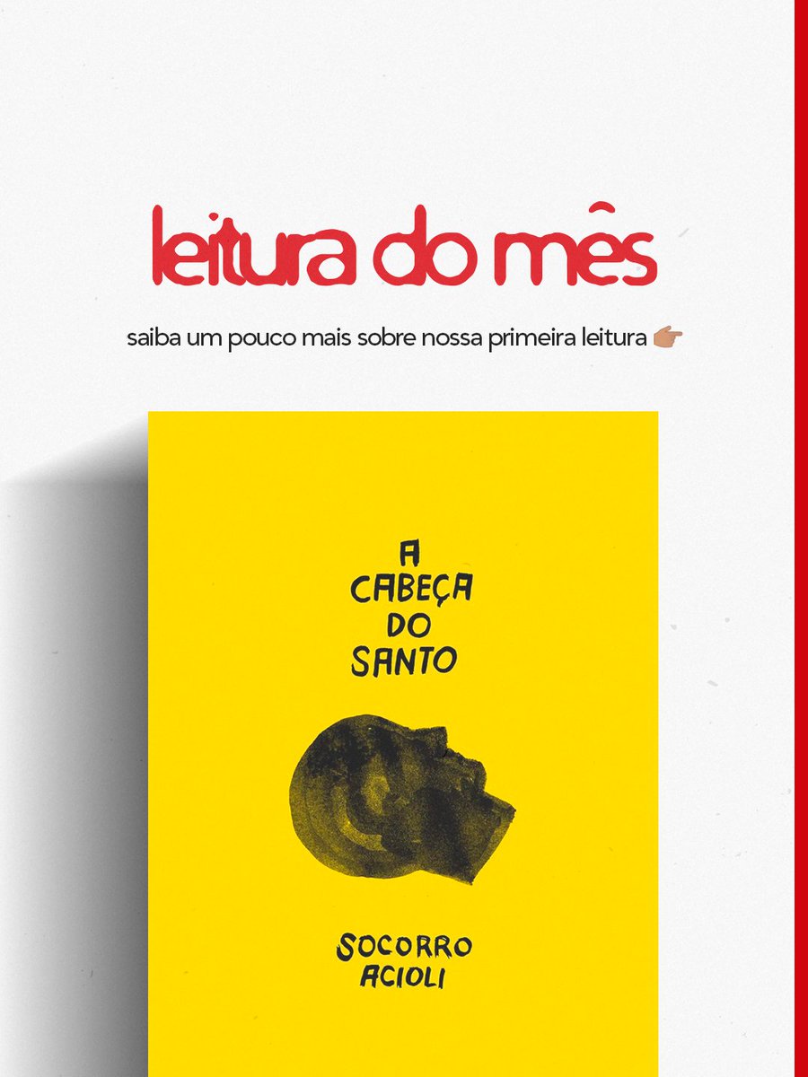cltricoler's tweet photo. Temos a nossa primeira leitura. O grande vencedor da nossa enquete foi o livro "A Cabeça do Santo", de Socorro Acioli.

A leitura começa dia 04 de outubro e nas próximas horas vamos postar o calendário de debate e infos sobre o grupo.

Confira um pouco sobre a obra: https://t.co/OZ15kET1Aq