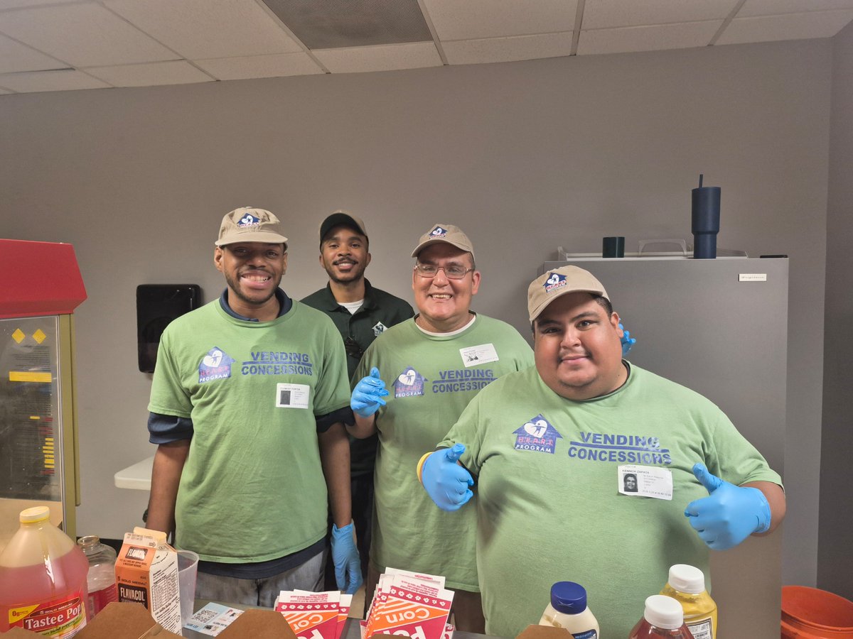theheartprogram's tweet photo. H.E.A.R.T. trainees had a great time serving lunch for City of Houston employees at the  City of Houston CMC Kickoff and Agency Fair today! We’re grateful for opportunities like this to showcase our trainees’ skills and commitment to service! https://t.co/fryzKwPMQf