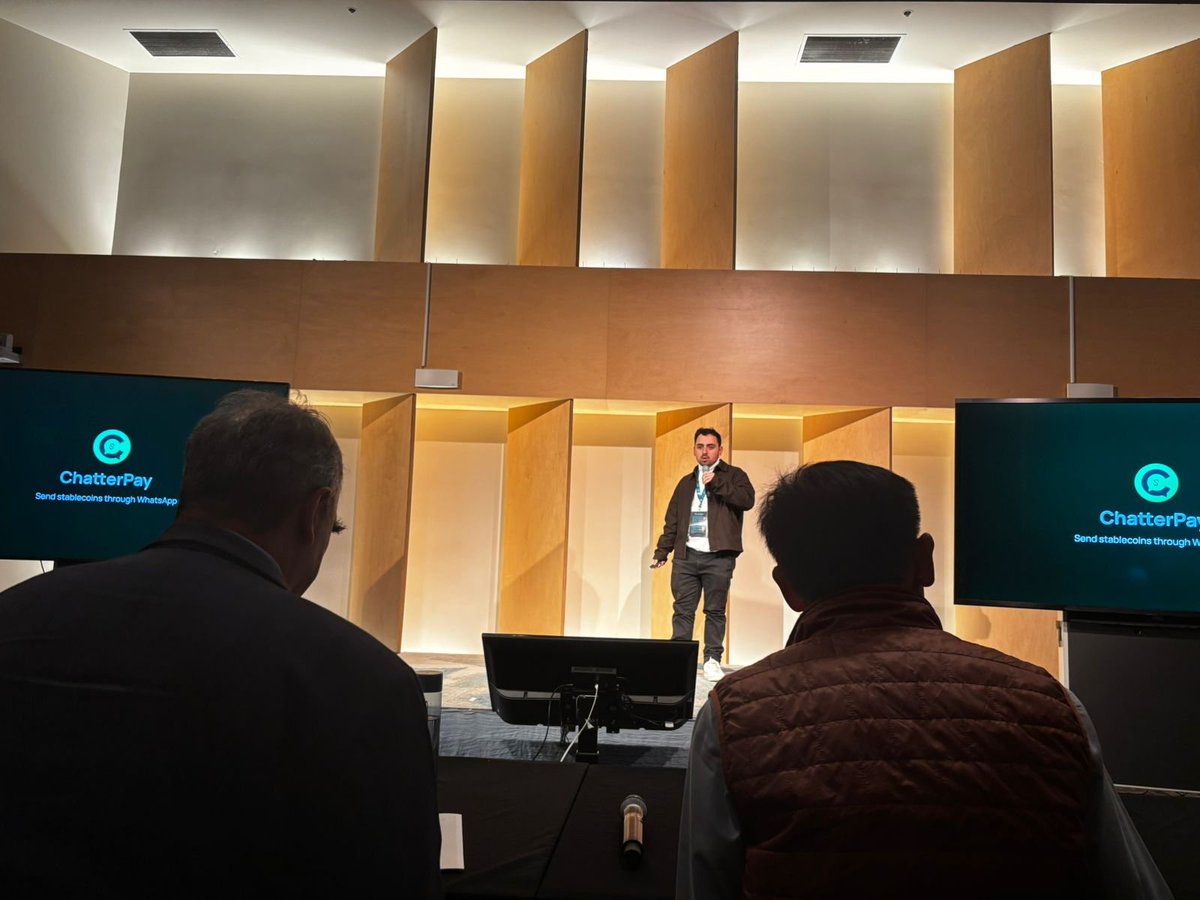 tomasdm_eth's tweet photo. Genesis complete.

We took @chatterpay to SF.

Launched on Cardano, pitched to Tim Draper, and learned a ton from incredible mentors and founders.

More updates soon 👀 https://t.co/qtKX8uLkU6
