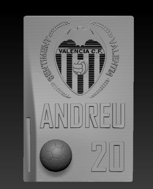 cusmax_'s tweet photo. Customized 3D PES 5 Player Plaque

Custom 3D football plaque featuring the Valencia C.F. crest, player name, jersey number, and football details, designed from a personal sketch.

#3dmodel #3dprinting #football #customdesign #stl https://t.co/yeYhr3ETiJ