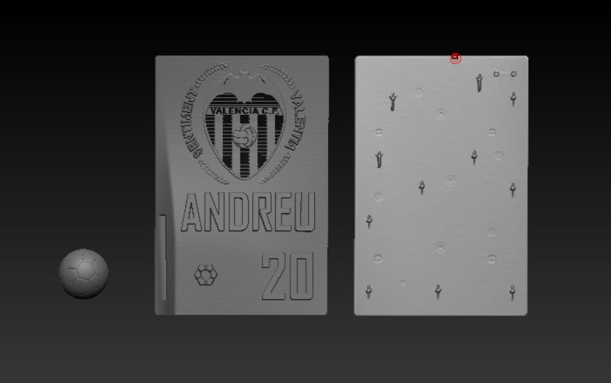 cusmax_'s tweet photo. Customized 3D PES 5 Player Plaque

Custom 3D football plaque featuring the Valencia C.F. crest, player name, jersey number, and football details, designed from a personal sketch.

#3dmodel #3dprinting #football #customdesign #stl https://t.co/yeYhr3ETiJ