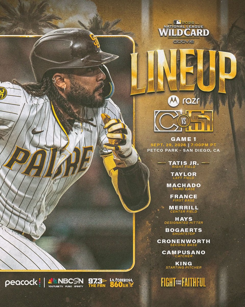 [LIVE] (MLB) CHC @ SD 2026國聯外卡系列戰 G1 - 棒球 - PTT.BEST 批踢踢爆文 2