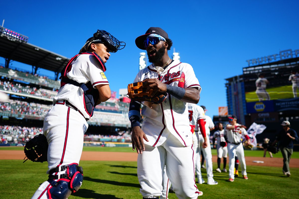 Braves's tweet photo. What. A. Game.

#LetItFly https://t.co/y8gjDRdacn