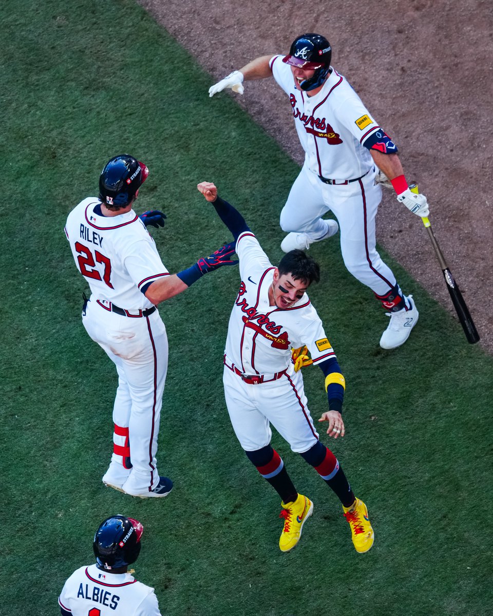 Braves's tweet photo. What. A. Game.

#LetItFly https://t.co/y8gjDRdacn