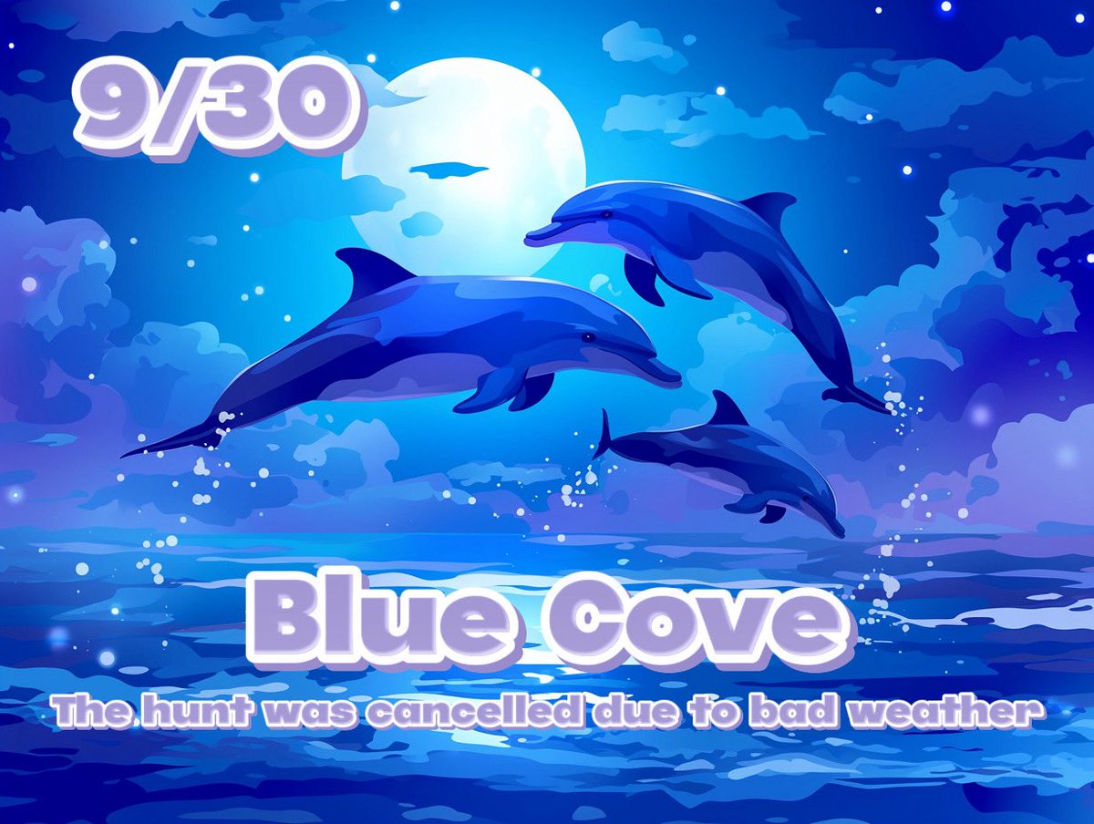 matsurineko1's tweet photo. 9/30 #和歌山県太地町イルカ追い込み漁
悪天候のため中止

#BlueCove
#StopDolphinDriveHunts
#EndTheSenselessSlaughterInTaiji
#イルカショーをなくそう https://t.co/3itvx1G16x