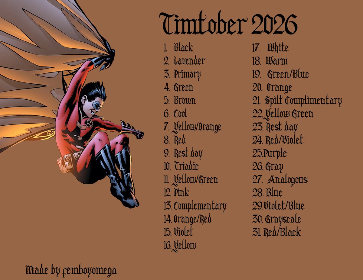 FemboyOmega's tweet photo. Timtober 2026 https://t.co/GaexVprgLQ