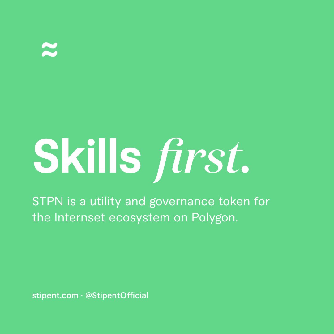 StipentOfficial's tweet photo. Skills over credentials. STPN gives contributors a way to take part in how skills are learned, verified and recognized across Internset, and a voice in its governance. #STPN #Stipent https://t.co/SBsaUaPieB